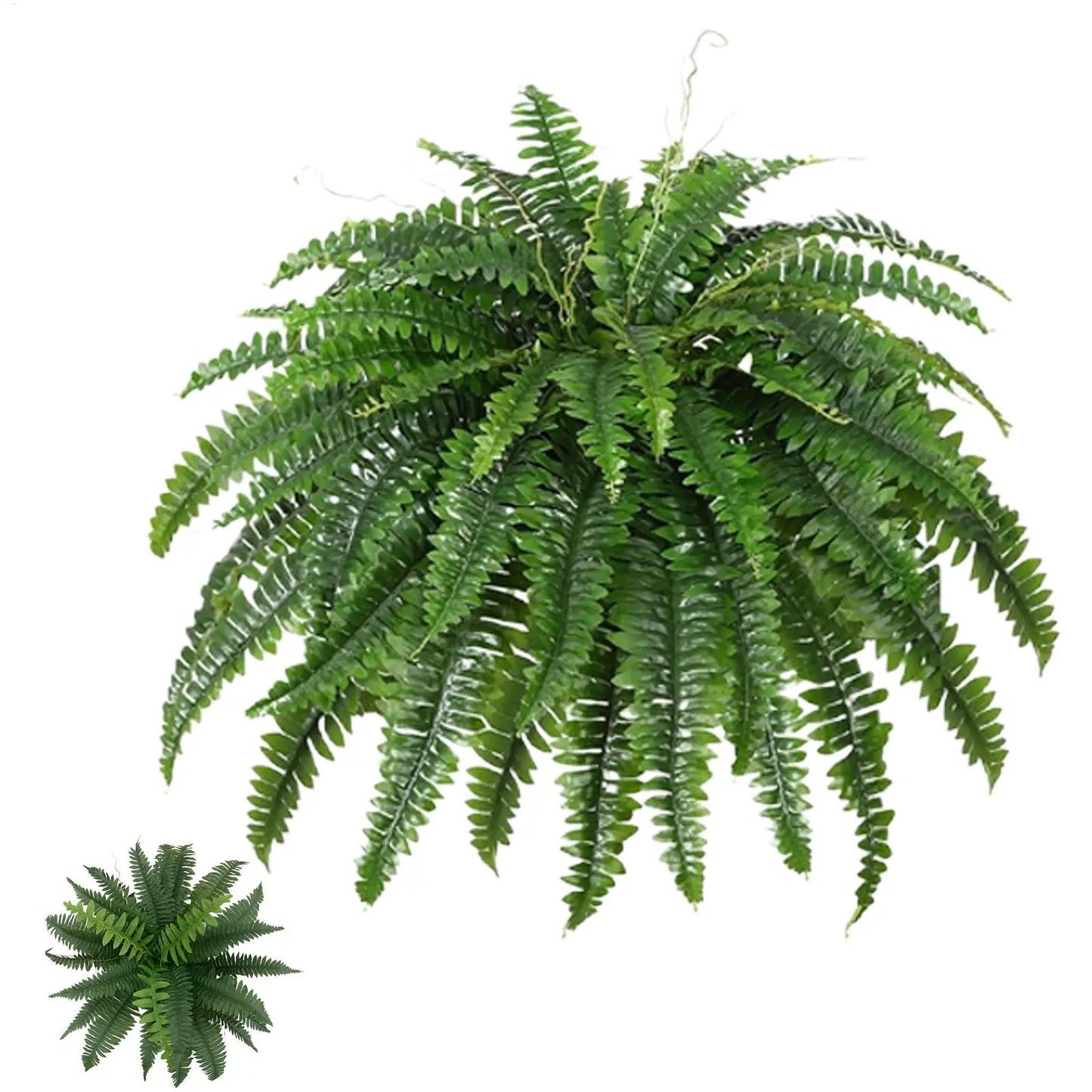 20in Persian fern Leaves Vines Home Room Decor Hanging Artificial Plant Plastic Leaf Grass Wedding Party Wall Balcony Decoration