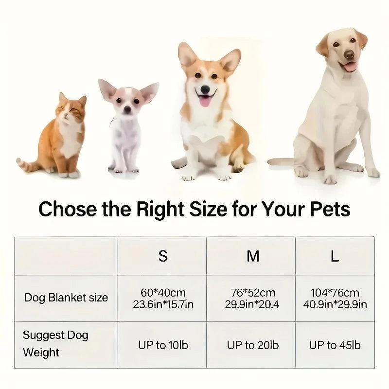 3PCS Soft Flannel Fleece Cat Dog Blanket Bed Mats Paw Foot Print Warm Pet Blanket Sleeping Beds Cover Mat For Pets Supplies
