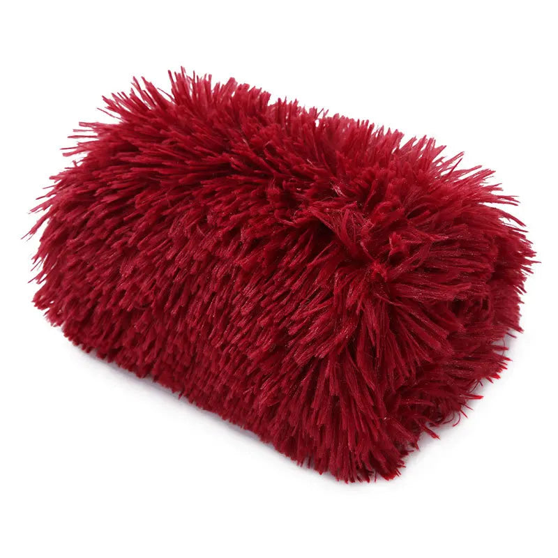 Soft Pet Blanket Mat Warm Dog Cat Sleeping Bed Mats Kennel Washable Long Plush Dogs Blankets Cover Winter Dog Supplies