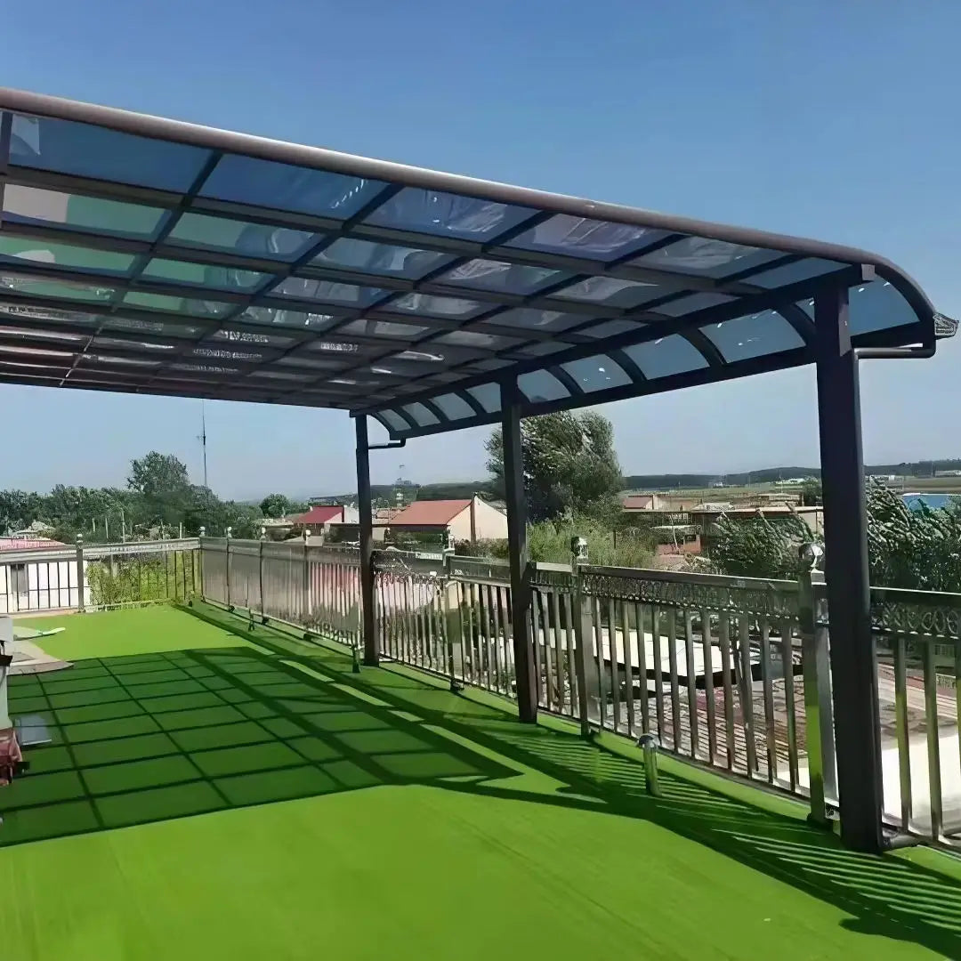 Outdoor Aluminum Awning with Durable Polycarbonate Sheet, Ideal for Window or Door Shade, Rain and UV Protection, All Year