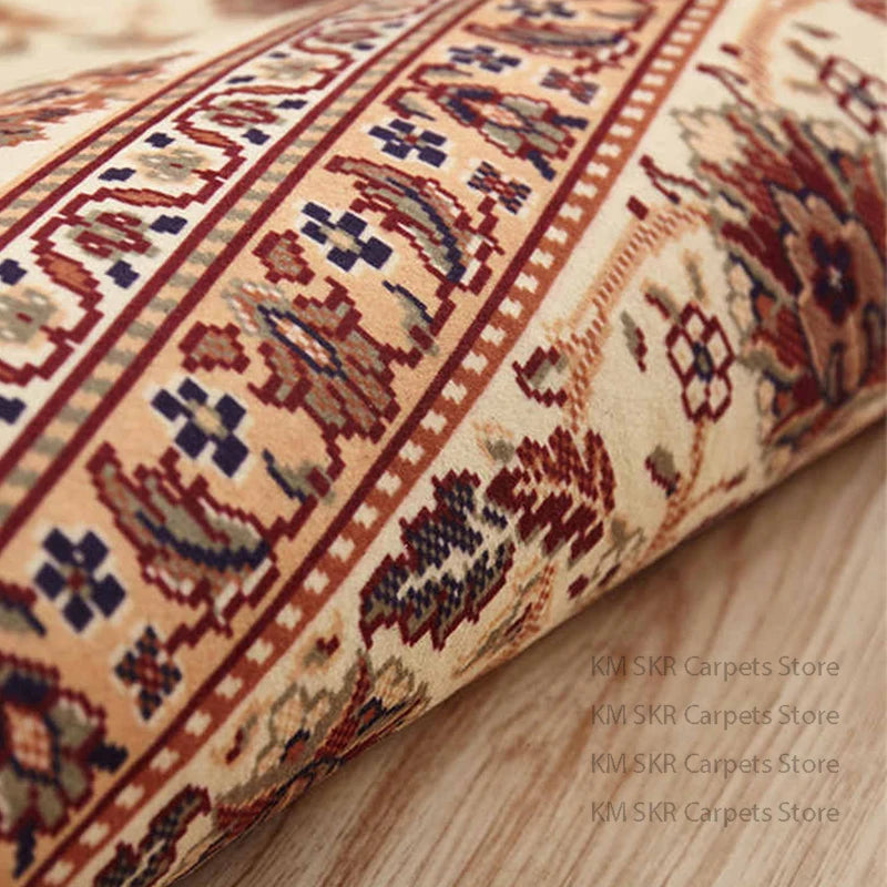Retro Persian Style Long Runner Corridor Carpet Light Luxury Bohemia Decoration Hall Aisle Rug Non-slip Lobby Stairway Floor Mat
