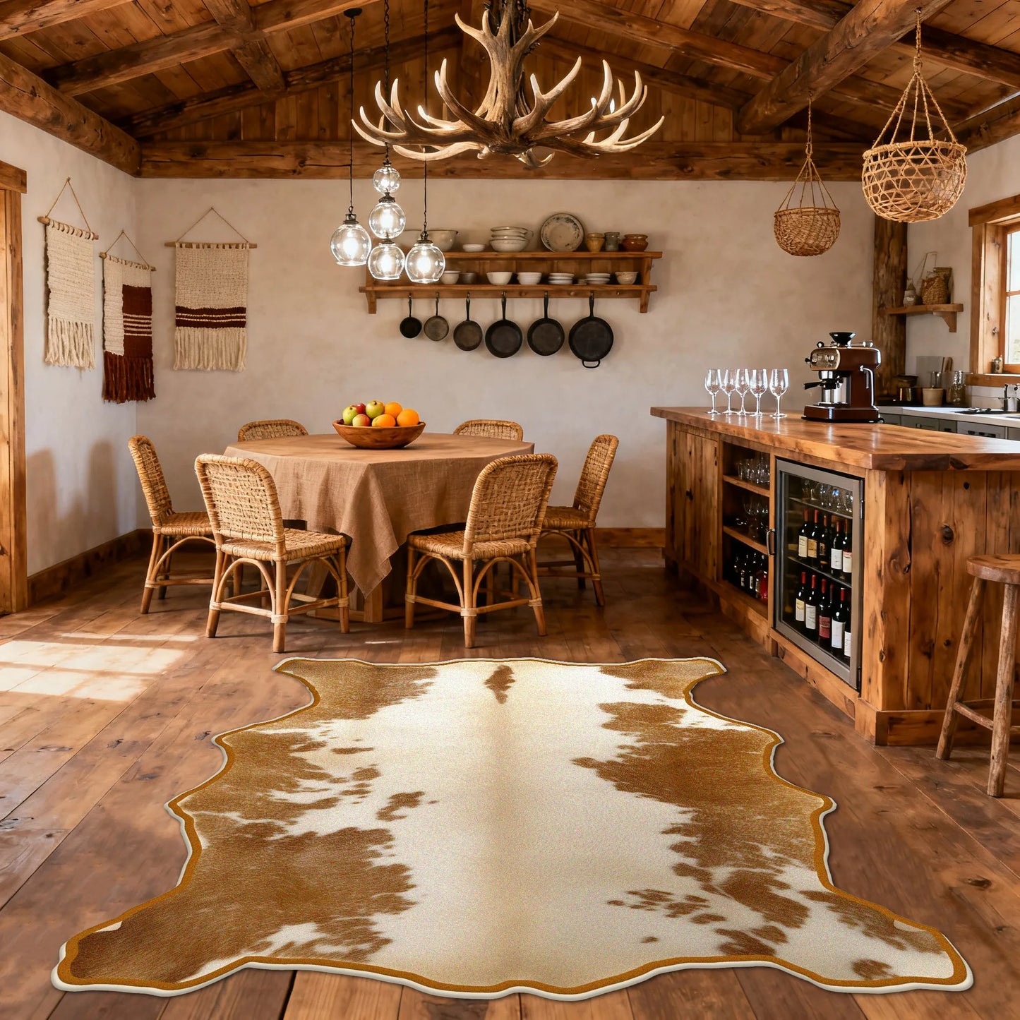 Alien Cowhide Pattern Foldable Living Room Carpet Decoration Bedroom Bedside Fluffy Rug Non-slip Short Velvet Luxury Floor Mat