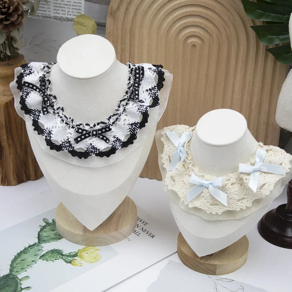Pet Spring/Summer Bow Water Scarf Cat Scarf Small Dog Teddy Cute Lace Princess Cat Shawl Pet Supplies Dog Accessories