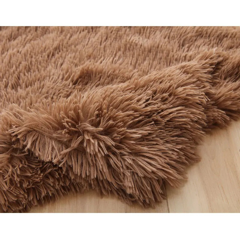 Soft Pet Blanket Mat Warm Dog Cat Sleeping Bed Mats Kennel Washable Long Plush Dogs Blankets Cover Winter Dog Supplies