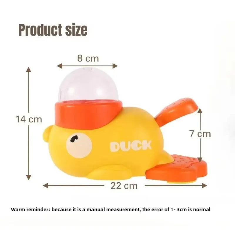 Dog, cat, pet feeder, little yellow duck, interactive puzzle dog feeding machine, puppy, missing food toy, anti-slip bottom