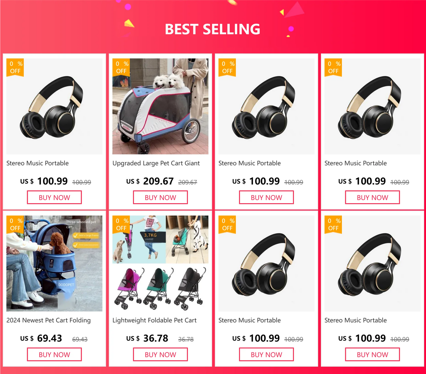 Foldable Large Size Luxury Pet Cart Large Dog Cart Multiple Cats for Outdoor Strolling Dog Walking Cart Portable 2024 Newest