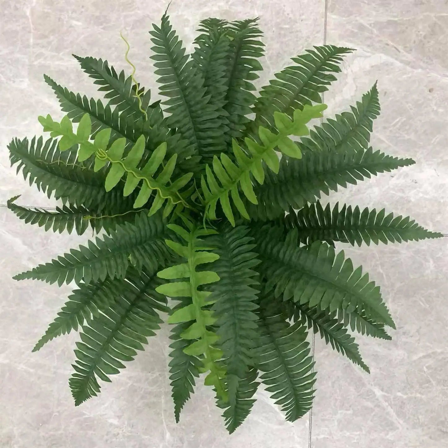 20in Persian fern Leaves Vines Home Room Decor Hanging Artificial Plant Plastic Leaf Grass Wedding Party Wall Balcony Decoration